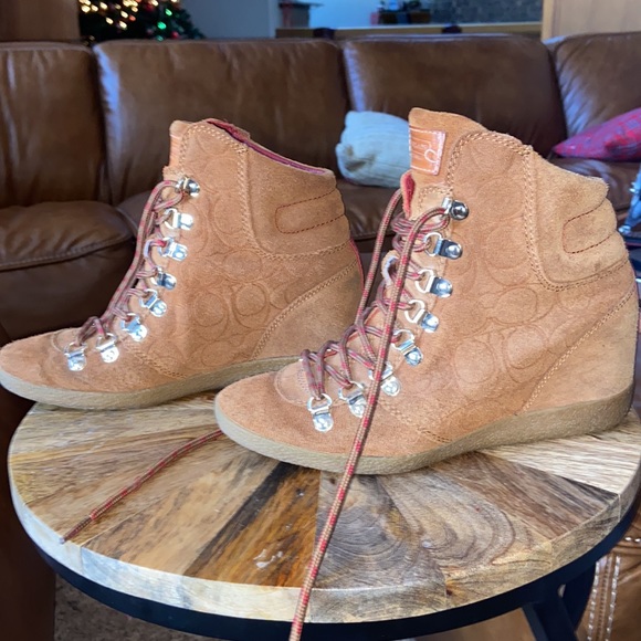 Coach suede tennis size 7 - Picture 6 of 9